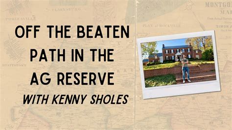 Off The Beaten Path In The Ag Reserve With Kenny Sholes Poolesville