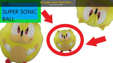 Great Eastern Entertainment Sonic The Hedgehog Super Sonic Ball Plush 8