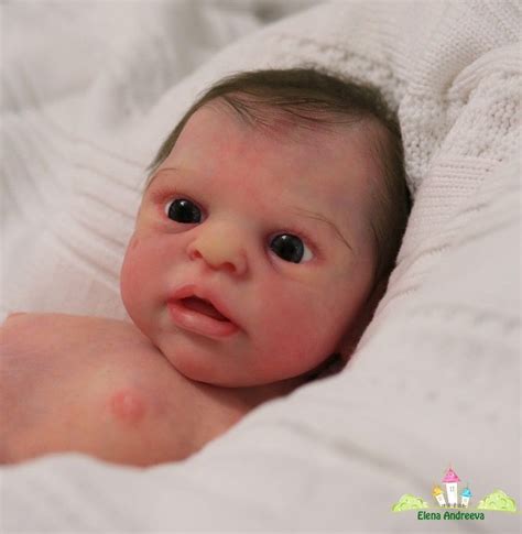 Mike Solid Silicone Baby Doll Created By Artist Elena Andreeva Praise