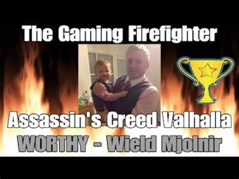 Assassin S Creed Valhalla Worthy Trophy Wield Mjolnir Youtube