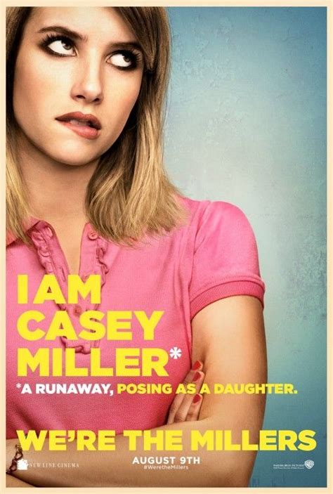 Were The Millers Movie Poster 2013 Bite Your Lip Emma Roberts