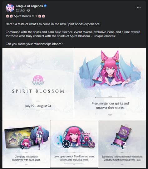 League Of Legends Spirit Blossom Icons The New Set Of Spirit Blossom