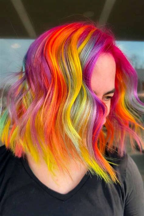Fabulous Rainbow Hair Color Ideas