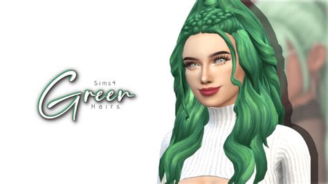 Sims 4 Green Hair