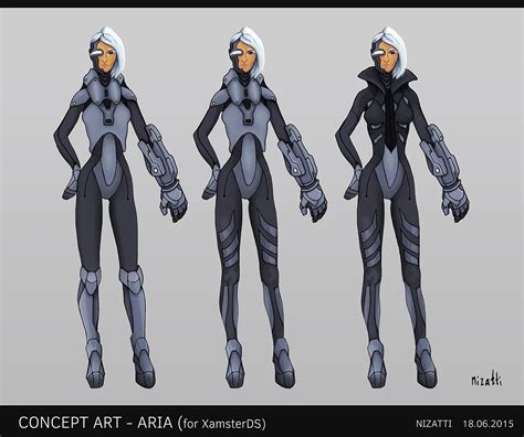 Artstation Aria Character Concept
