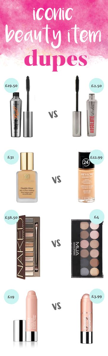 Save Heaps Of Cash With These Makeup Dupes Uk Makeup Dupes Drugstore Makeup Dupes Beauty