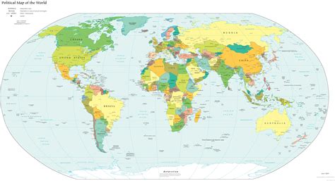 Political World Map 2012 •