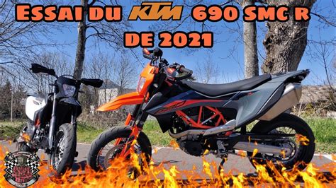 Essai du KTM 690 SMC R de 2021 : ☢️"C' est pas de la moto c'est du