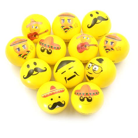 Cute 1pc Modern Fun Emoji Face Squeeze Balls Stress Relax Emotional