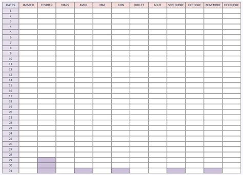 Planning Annuel Vierge Young Planneur