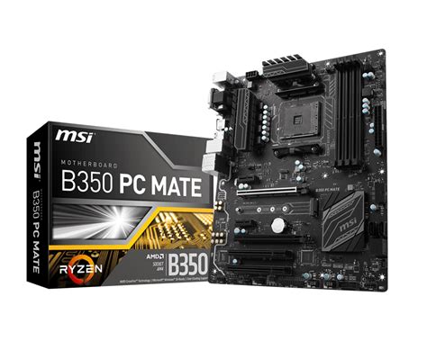 B350 Pc Mate Motherboard The World Leader In Motherboard Design