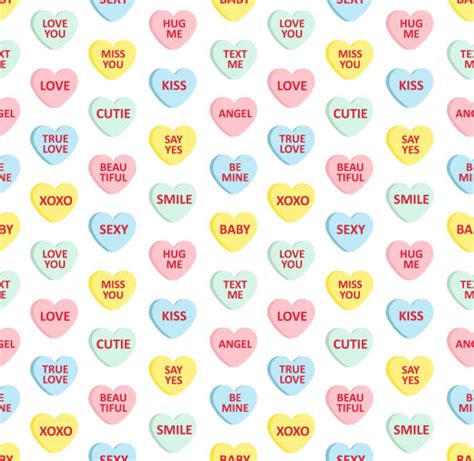 4400 Candy Heart Background Stock Illustrations Royalty Free Vector
