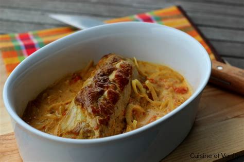 Filet mignon de porc au lait de coco et curry
