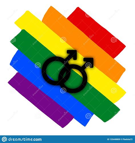 Rainbow Gay Couple Pride Flag Oblique Symbol Of Sexual Minorities My Xxx Hot Girl