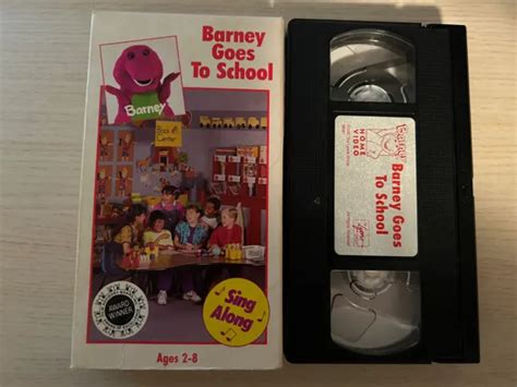 Barney And Backyard Gang Goes To School Vhs Video Tape 1990 Lyons Sing