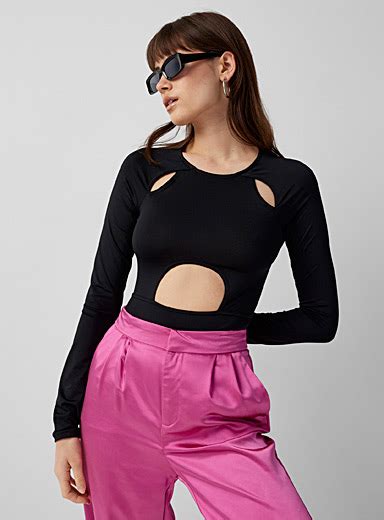 cutout bodysuit twik bodysuits for women summer simons