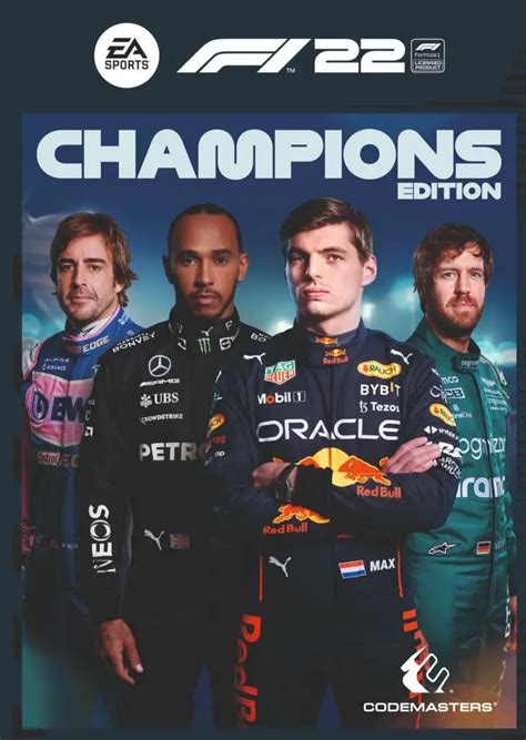 F1 2022 Game Cover Features Lewis Hamilton Max Verstappen And Others