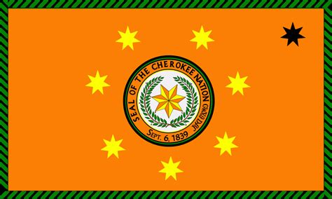Fileflag Of The Cherokee Nationsvg Wikimedia Commons
