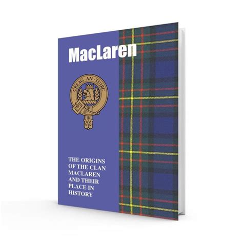 Maclaren Clan Book Scottish Shop Macleods Scottish Shop
