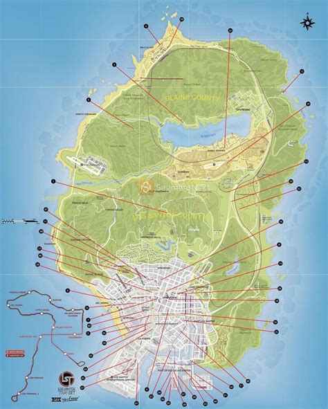 Gta 5 Location Of All 50 Stunt Jumps In The Game