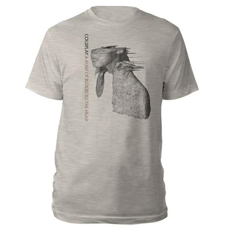 Coldplay A Rush Of Blood To The Head Album Cover Tee