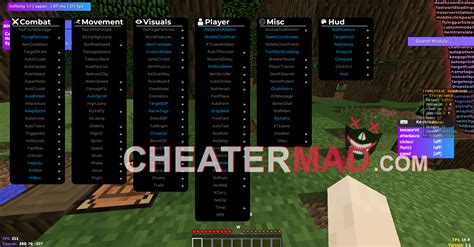 Minecraft Infinity Hack Client Combat Visuals More CHEATERMAD