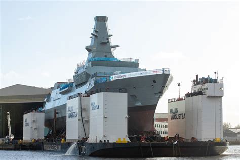 1st Type 26 Frigate To Enter The Water For The 1st Time