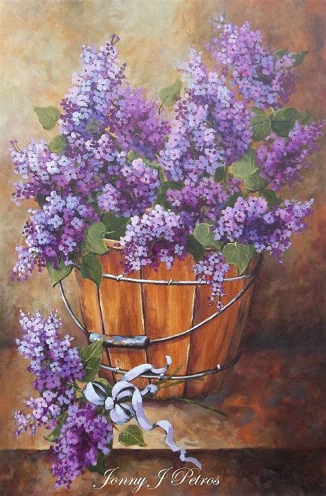 Lilac Painting Lilac Painting Flower Painting Art Painting