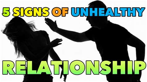 5 signs of unhealthy relationship that you should know psychology youtube
