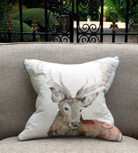 Voyage maison furniture a/w18 catalogue. Voyage Maison Gregor Linen Print Cushion | Printed ...