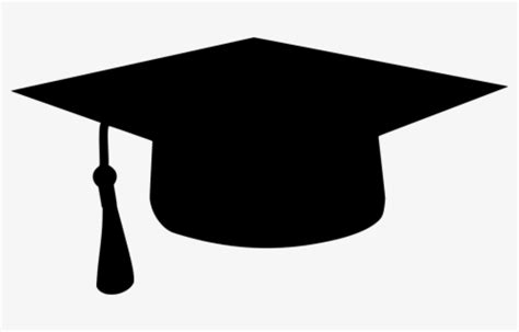 Free Graduation Cap Black And White Clip Art With No Background