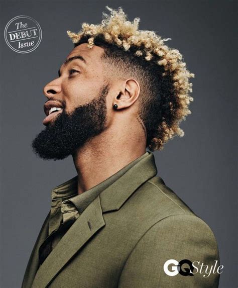 Odell Beckham Jr Gq Style Magazine Swag Corte De Barba Cortes De