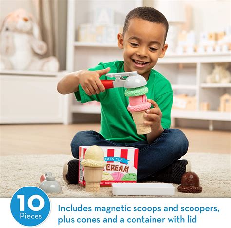 Melissa And Doug Scoop And Stack Ice Cream Cone Best Educational Infant