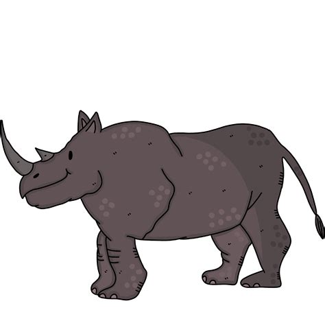 Download Rhino Rhinoceros Zoo Royalty Free Stock Illustration Image