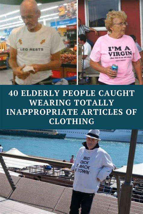 40 Elderly People Caught Wearing Totally Inappropriate Articles Of