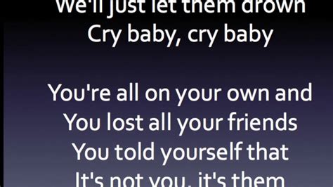 Cry Baby Clean Lyrics Youtube
