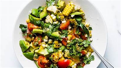 Salad Summer Recipes Ingredients Corn Season Bon