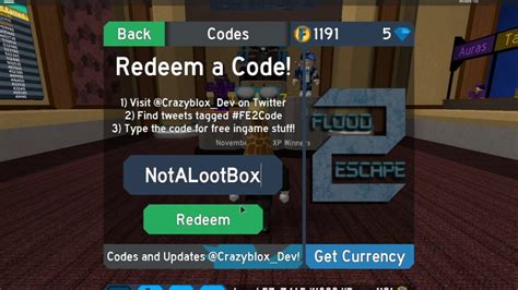 [code] how to get 20 free gems [roblox flood escape 2] youtube