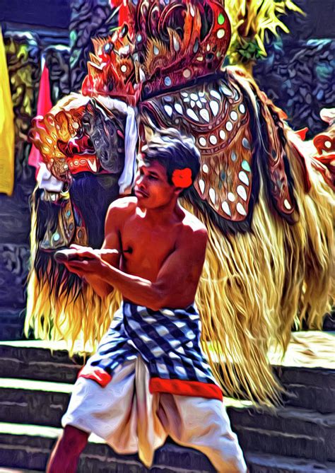 Bali Barong And Kris Dance Paint Photograph By Steve Harrington Pixels