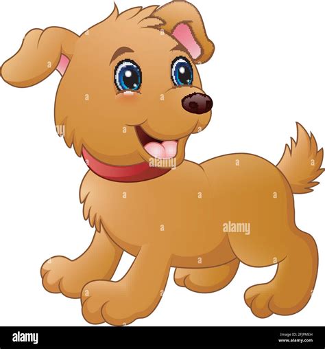 Vector Illustration Of Cute Dog Cartoon Stock Vector Image And Art Alamy