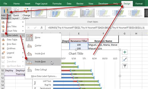 We will again click on the chart to turn on the chart design tab. 30 How To Add Label To Excel Chart - Labels Database 2020