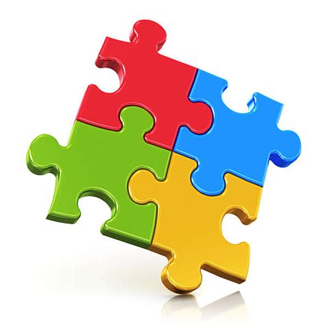 Royalty Free Four Puzzle Pieces Pictures Images And Stock Photos Istock