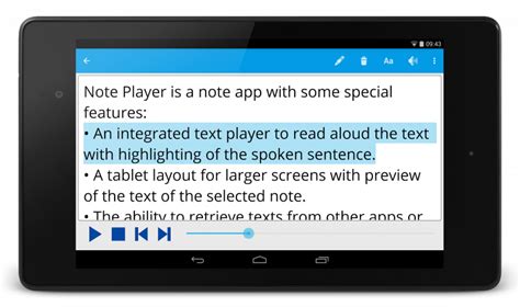 Automatically read aloud email for all email types: Note Text Player (Read aloud) | Download APK for Android ...