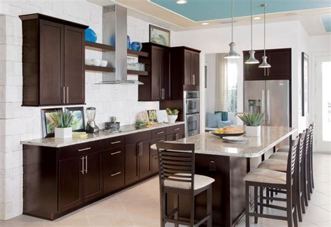 Brown Gorgeous Kitchen Cabinets With Modern Appliances Ipc181 Modern