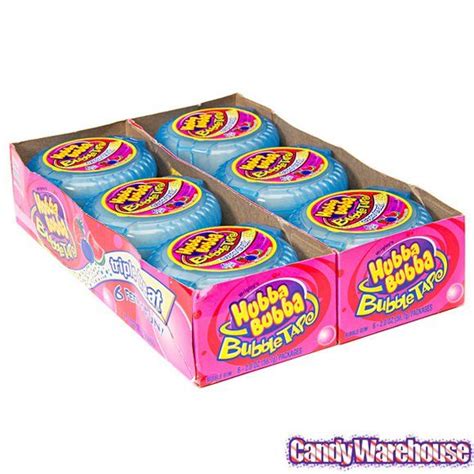 Hubba Bubba Bubble Tape Gum Rolls Original 12 Piece Box Gum