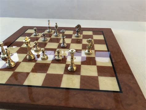Gloss Small Chess Board 12in Squares Chessbaron Chess Sets 01278