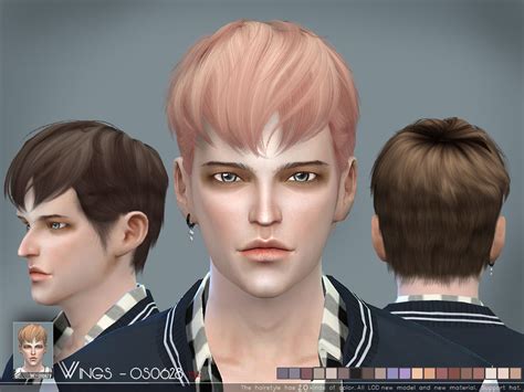 Sims 4 Ccs The Best Male Hair By Wingssims