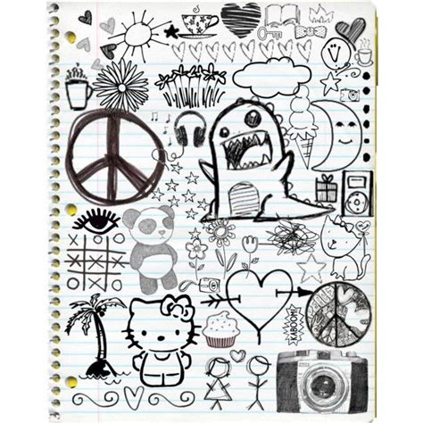 Cute Doodles In Notebook This Is What My My Notebook Always Looked