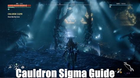 Horizon Zero Dawn Cauldron Sigma Guide Override Sawtooth Scrapper