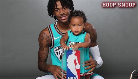 Ja Morant Celebrates Rookie Of The Year Award With Daughter Fastbreak